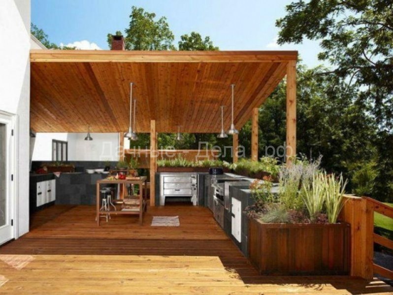 Как построить летнюю кухню на даче своими руками