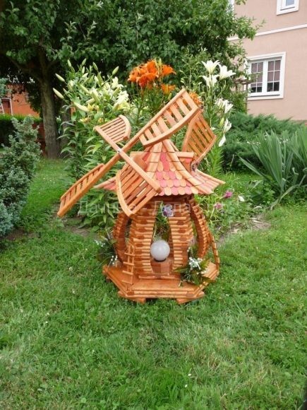 Крылатое подворье: идеи мельницы для сада своими руками