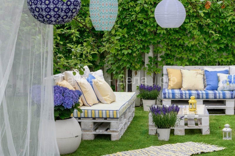 Как быстро оформить сад для домашней вечеринки:
