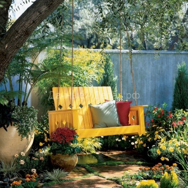 25 идей обустройства уютных уголков для отдыха в саду