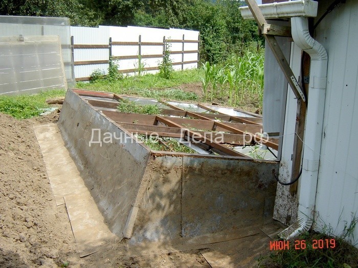 Реконструкция подземной  теплицы , Краснодарский край
