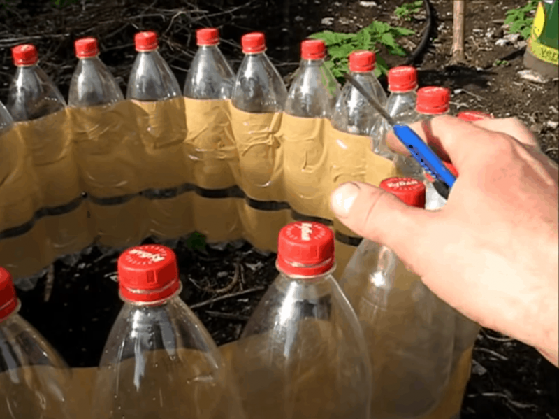 Теплые грядки из пластиковых бутылок — реальный шанс получить ранний урожай
