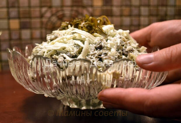Салат с морской капустой как готовили в СССР!