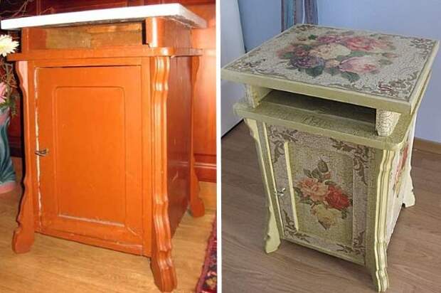 Фантастические примеры реставрации старой мебели, которая превращается в произведение искусства