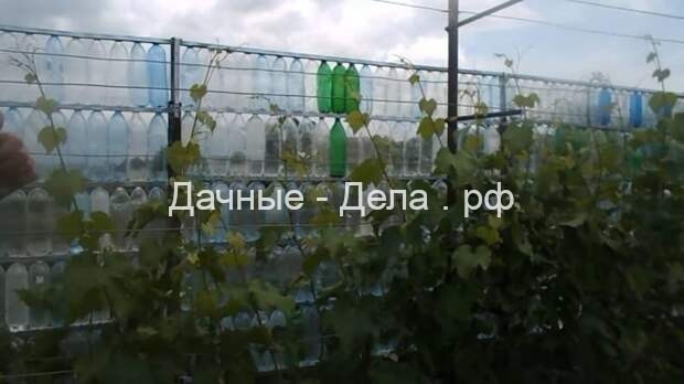Забор на дачу из пластиковых бутылок: пошаговое изготовление